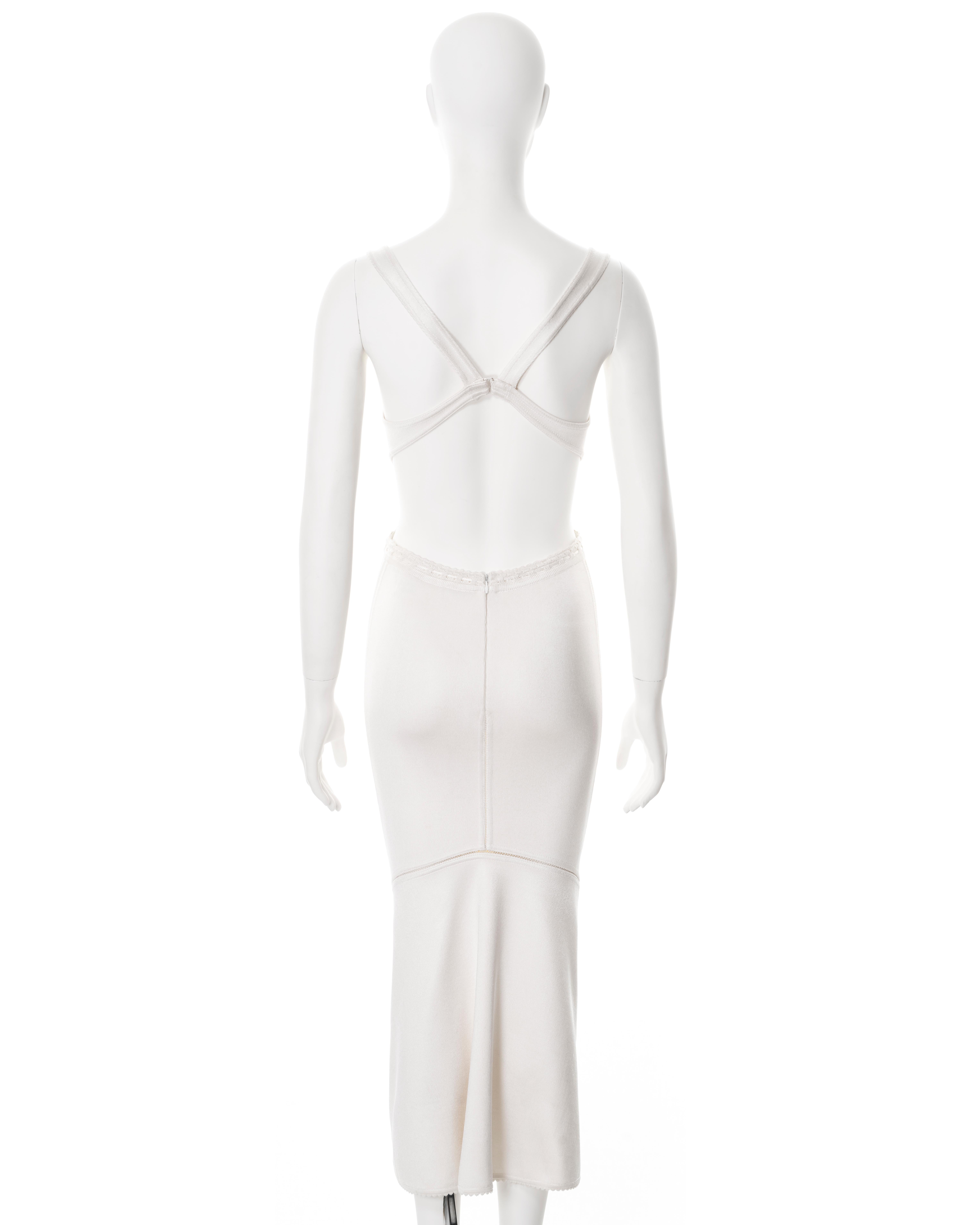 Azzedine Alaia white bodycon dress, ss 1993 6