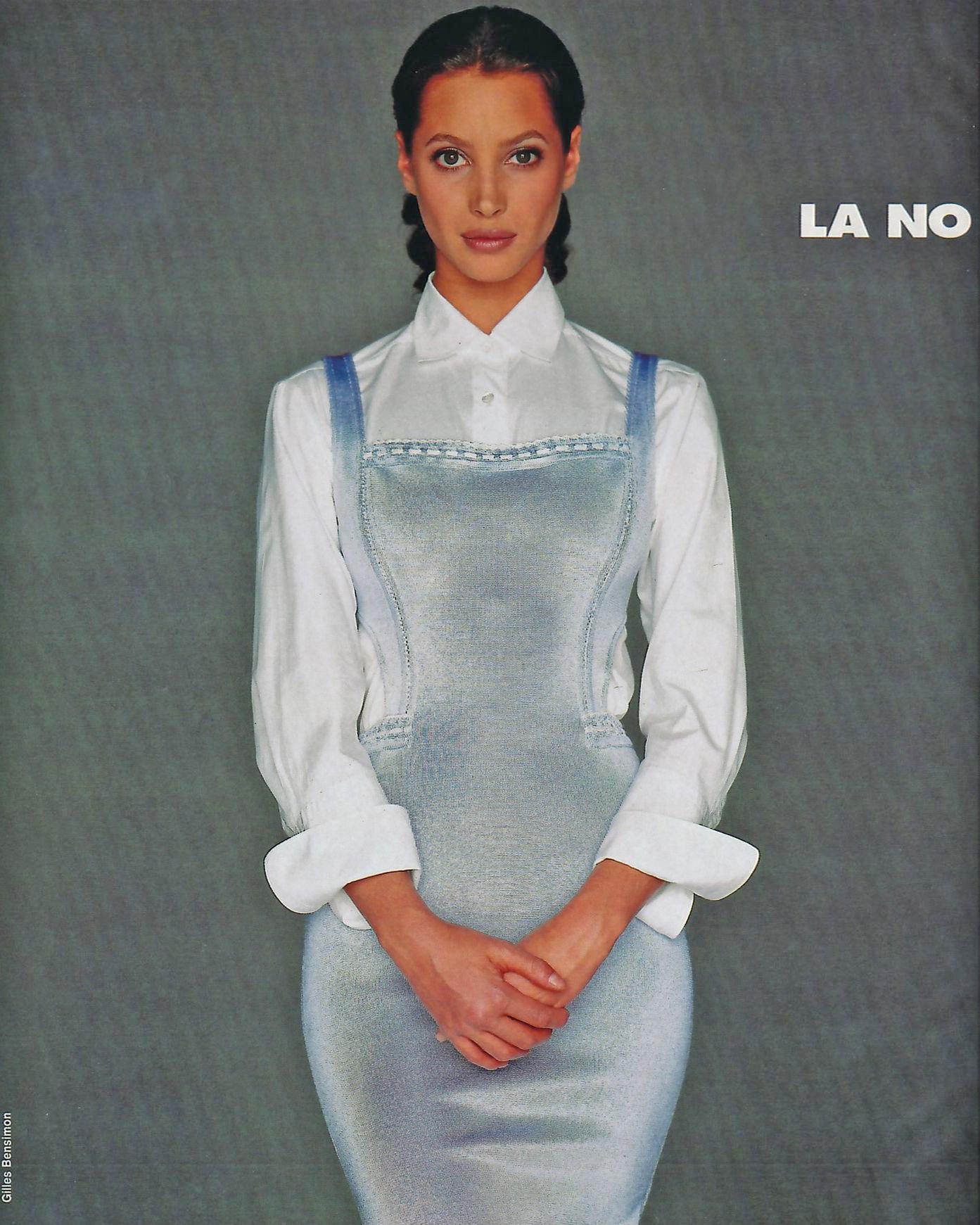 Women's Azzedine Alaia white bodycon dress, ss 1993