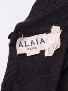 Azzendine Alaia 1989 Knitted Dress