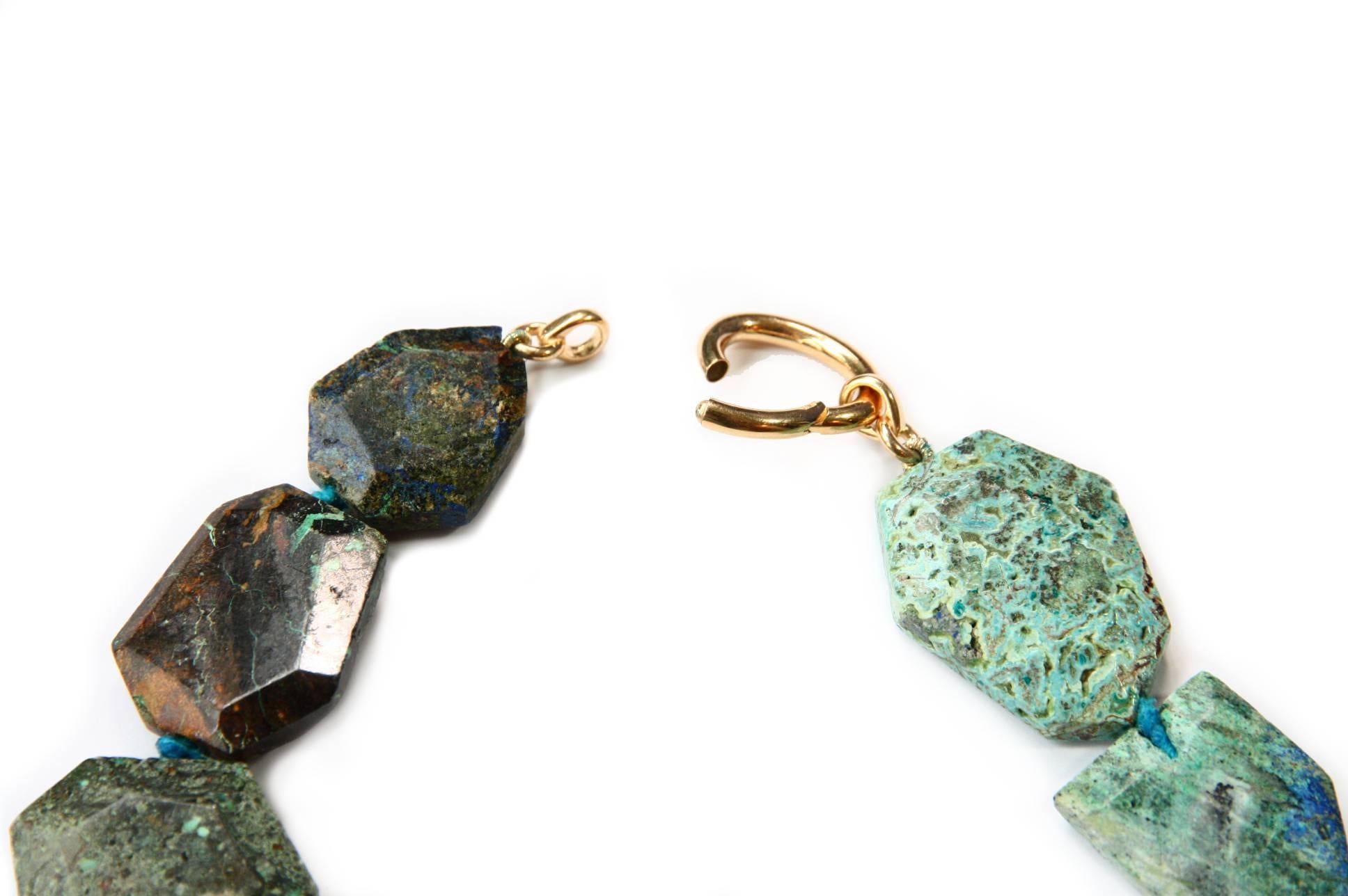 Collana Azzurrite a forma geometrica In condizioni Nuovo in vendita a Milan, IT