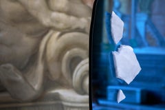 B-15A - FMM  2024  Alabaster & Mirror  Sculptural  Handmade  45×40×210 cm