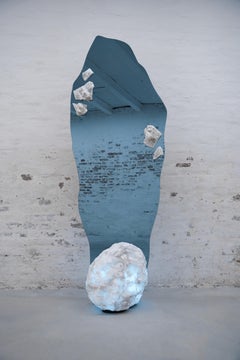 B-15A, collection Glacies, miroir moderne et contemporain, fabriqué en Italie