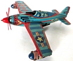 B-52 Tin Toy Wind-Up Airplane, Japan, circa 1950s