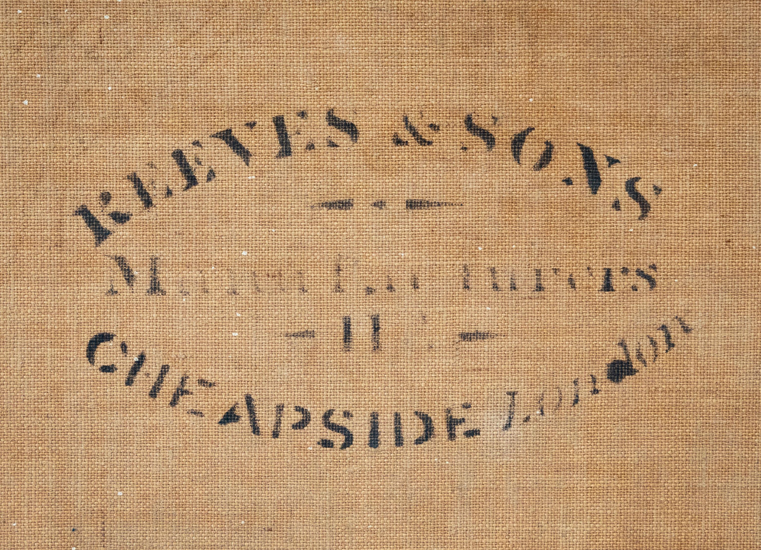 Dunkelbraunes Pferd an einer Steinmauer im Angebot 3