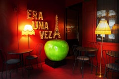 Monochrome shaded Apple Sculpture Green  (Giant)