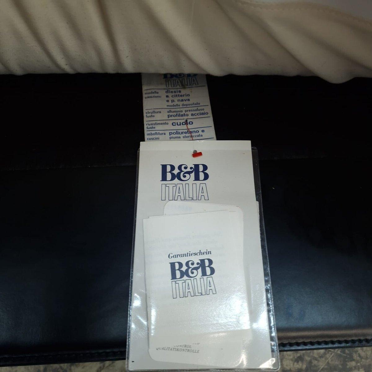 B & B Italia Diesis Sofa Dreisitzer Designersofa Ledersofa Couch en vente 4