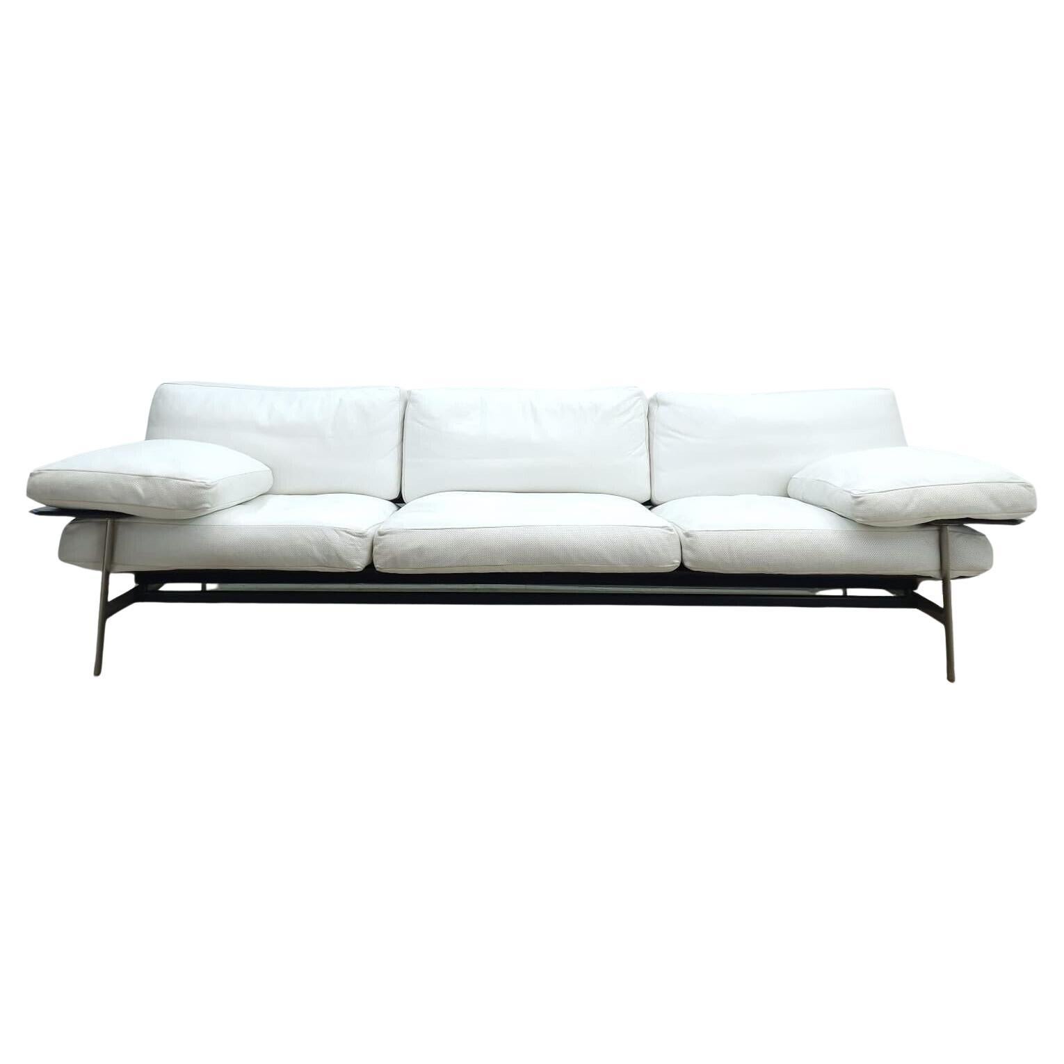B & B Italia Diesis Sofa Dreisitzer Designersofa Ledersofa Divano