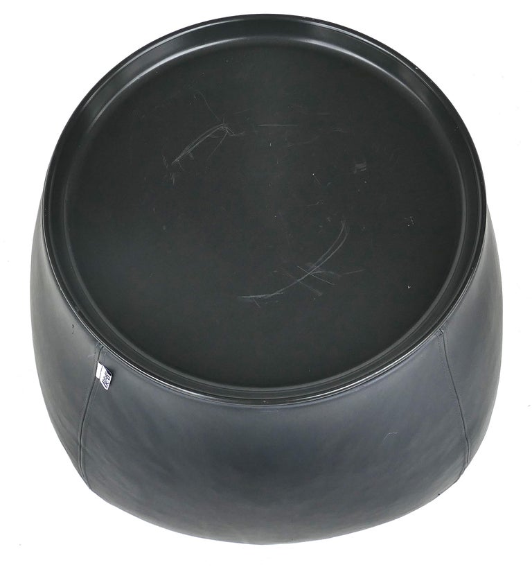 B and B Italia FatFat Bean Bag Tray Table in Leather by Patricia