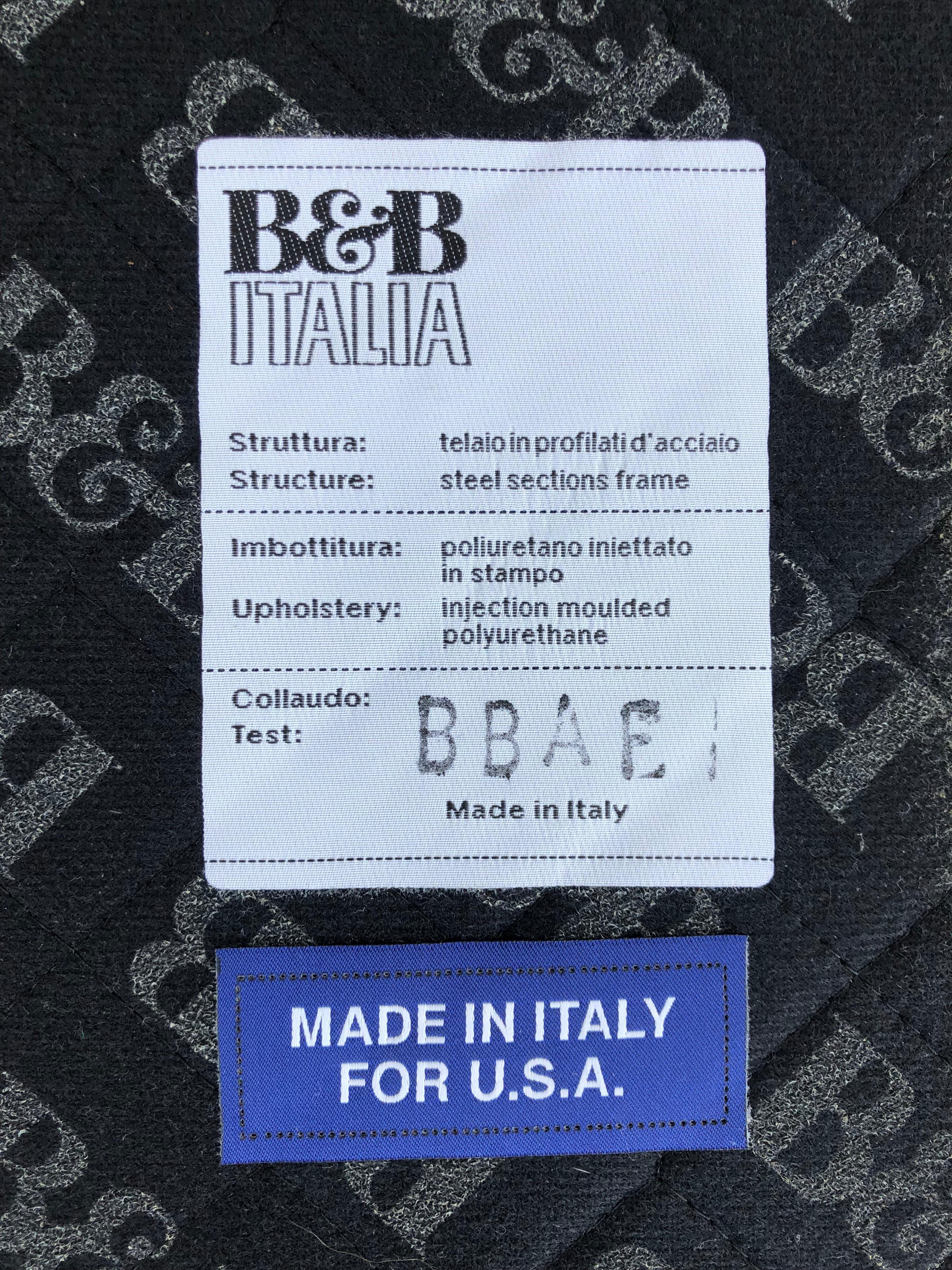 B & B Italia Mario Bellini Vol Au Vent Leather Dining Chairs, Set of 6 4