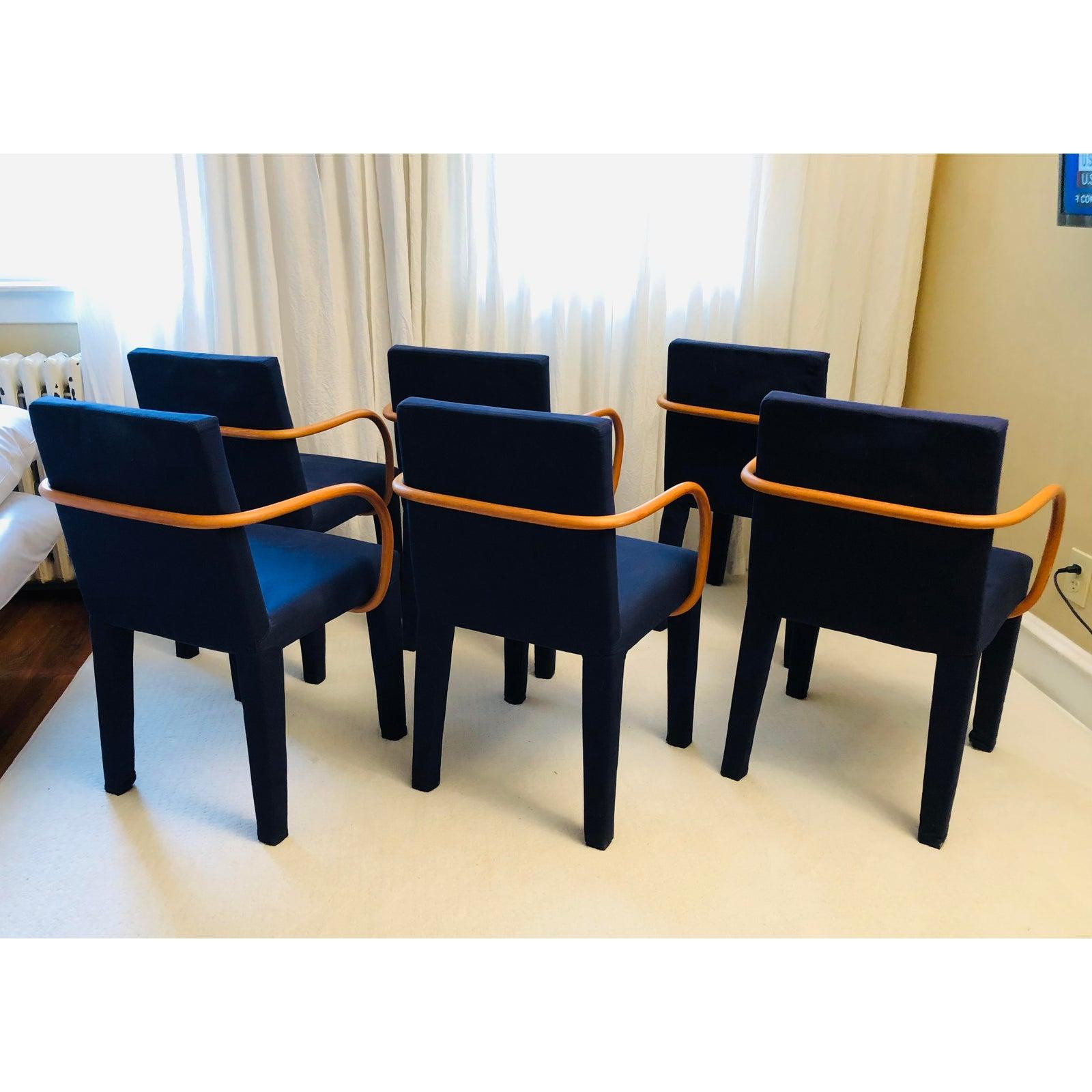 Upholstery B & B Italia Post-Modern Dining Chairs 