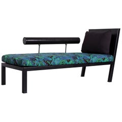 B & B Italia Sity Fabric Designer Couch Blue Pattern Look Couch
