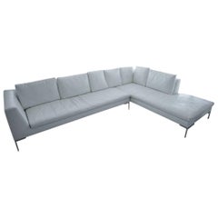 B & B Lucrezia Sectional Sofa in Leather