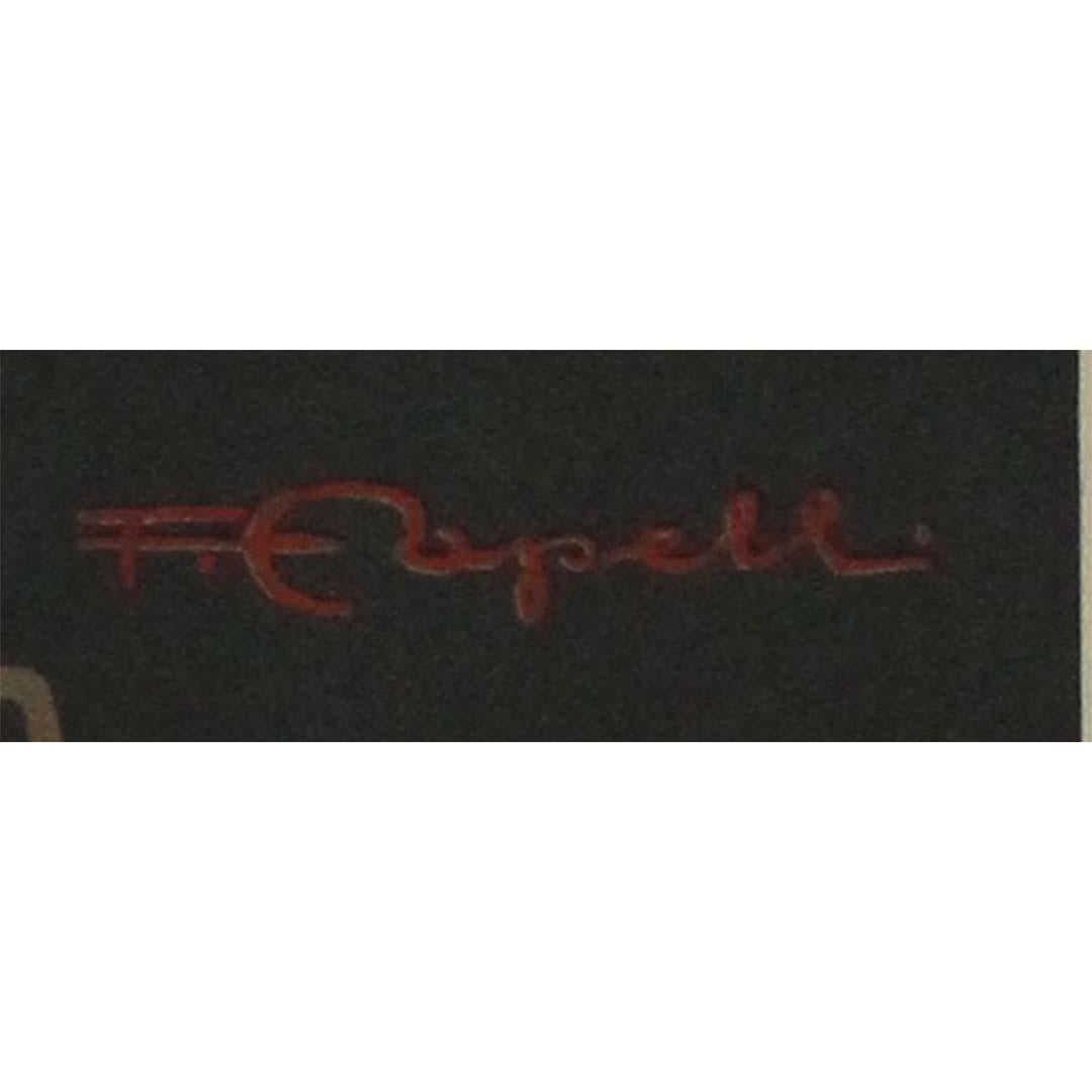 1908 original poster by B. Capelle to promote the Exposition Franco-Anglaise For Sale 2