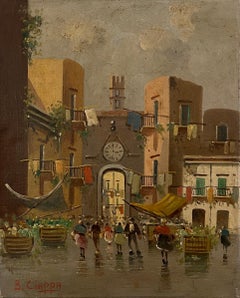 Lively village square
