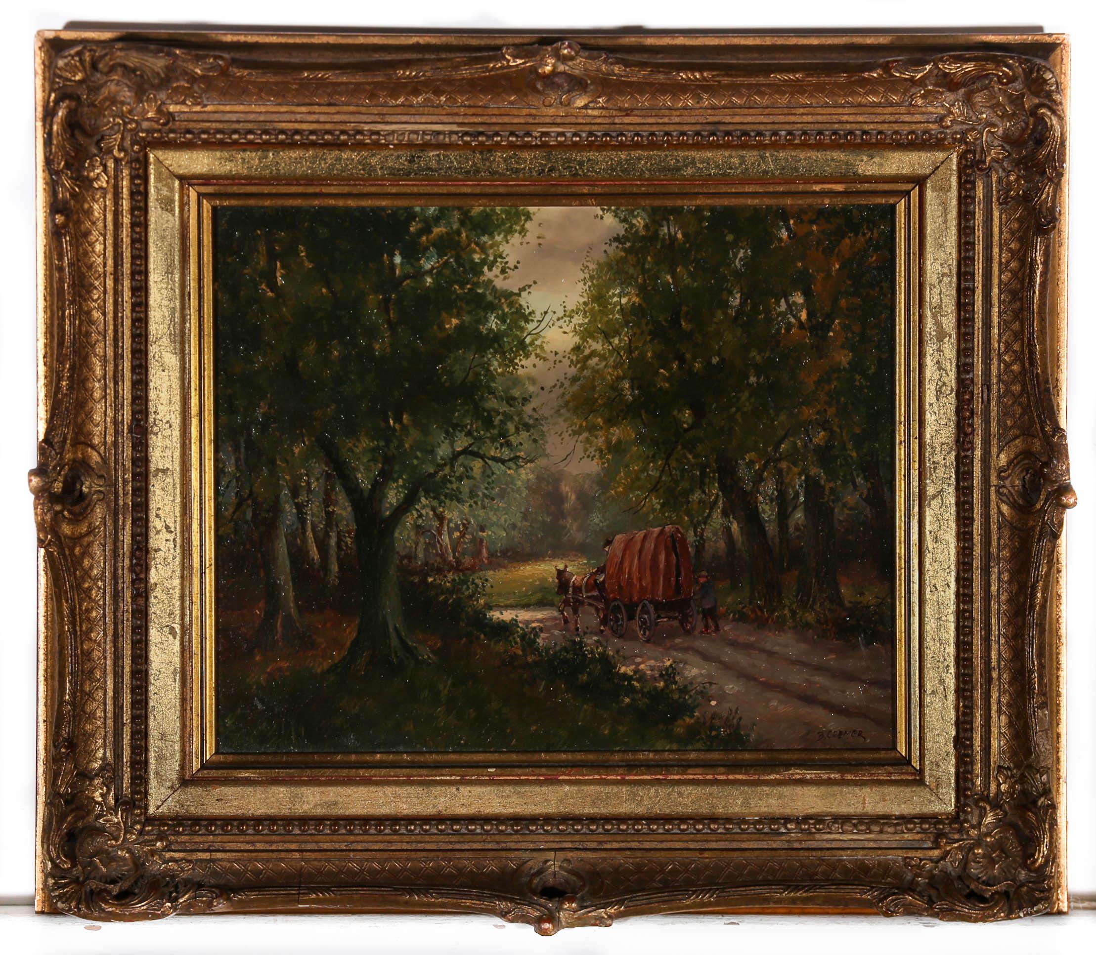 B. Cremer  - Olio dei primi del Novecento, Il viaggio verso casa 2