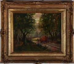 B. Cremer  - Olio dei primi del Novecento, Il viaggio verso casa