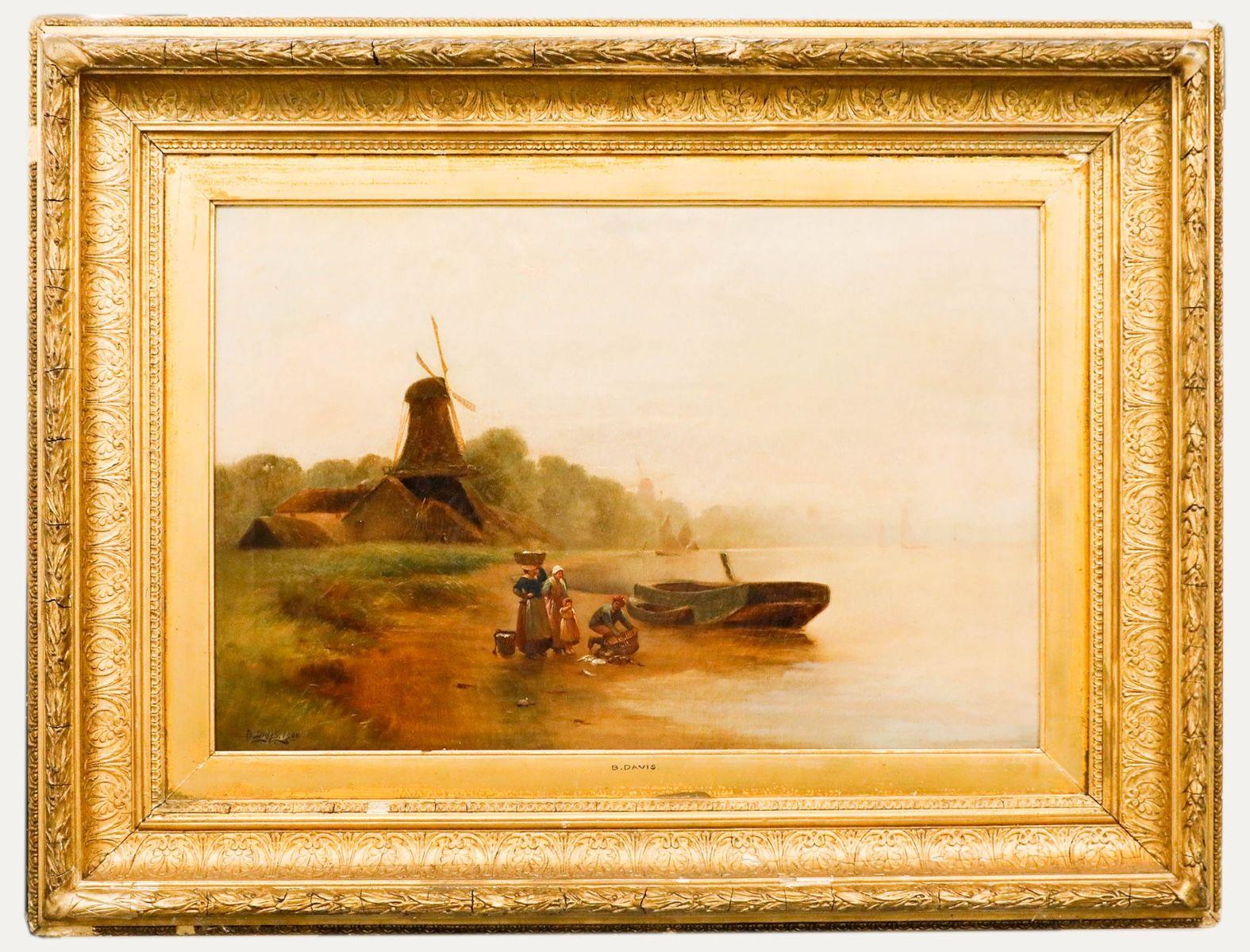 B. Davis  - 1906 Öl, Der Fang