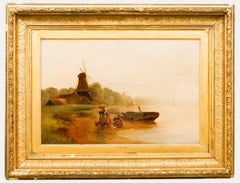 B. Davis  - 1906 Öl, Der Fang