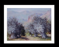 Olivos original impressionist acrylic painting