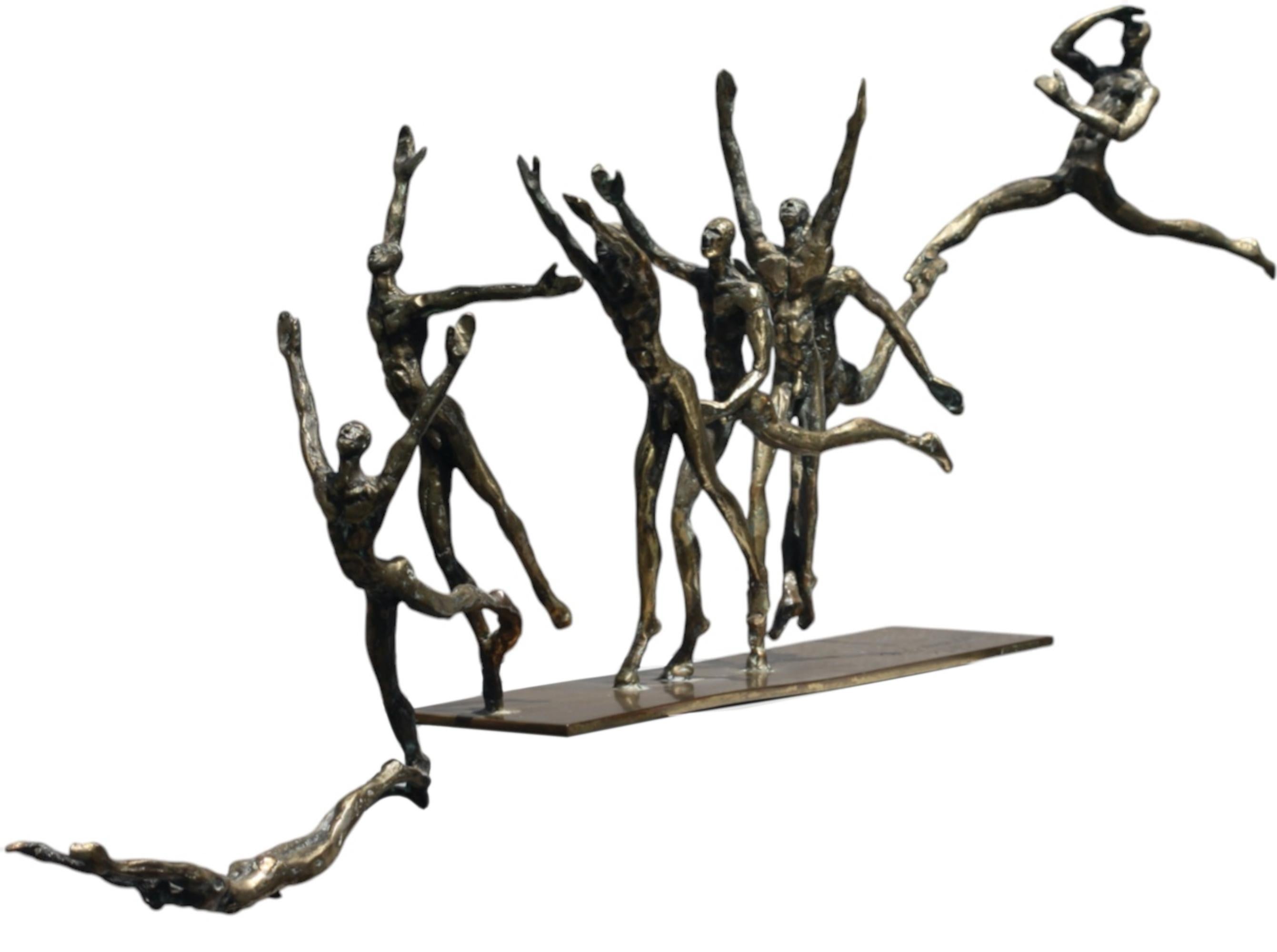 B. G. Garner, (canadese, 1934-2012) Into the Pool, 1996, bronzo patinato in vendita 5