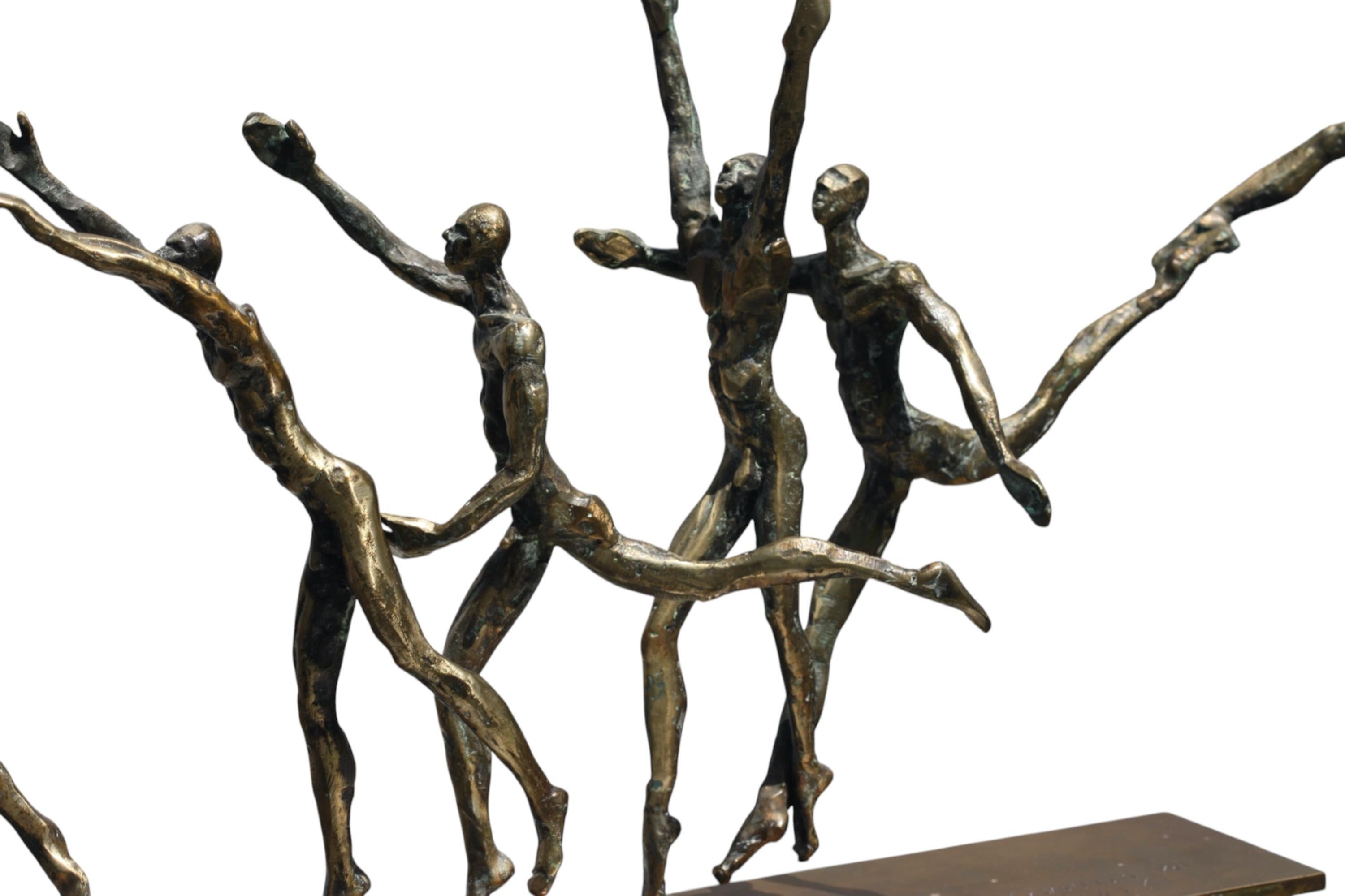 XX secolo B. G. Garner, (canadese, 1934-2012) Into the Pool, 1996, bronzo patinato in vendita