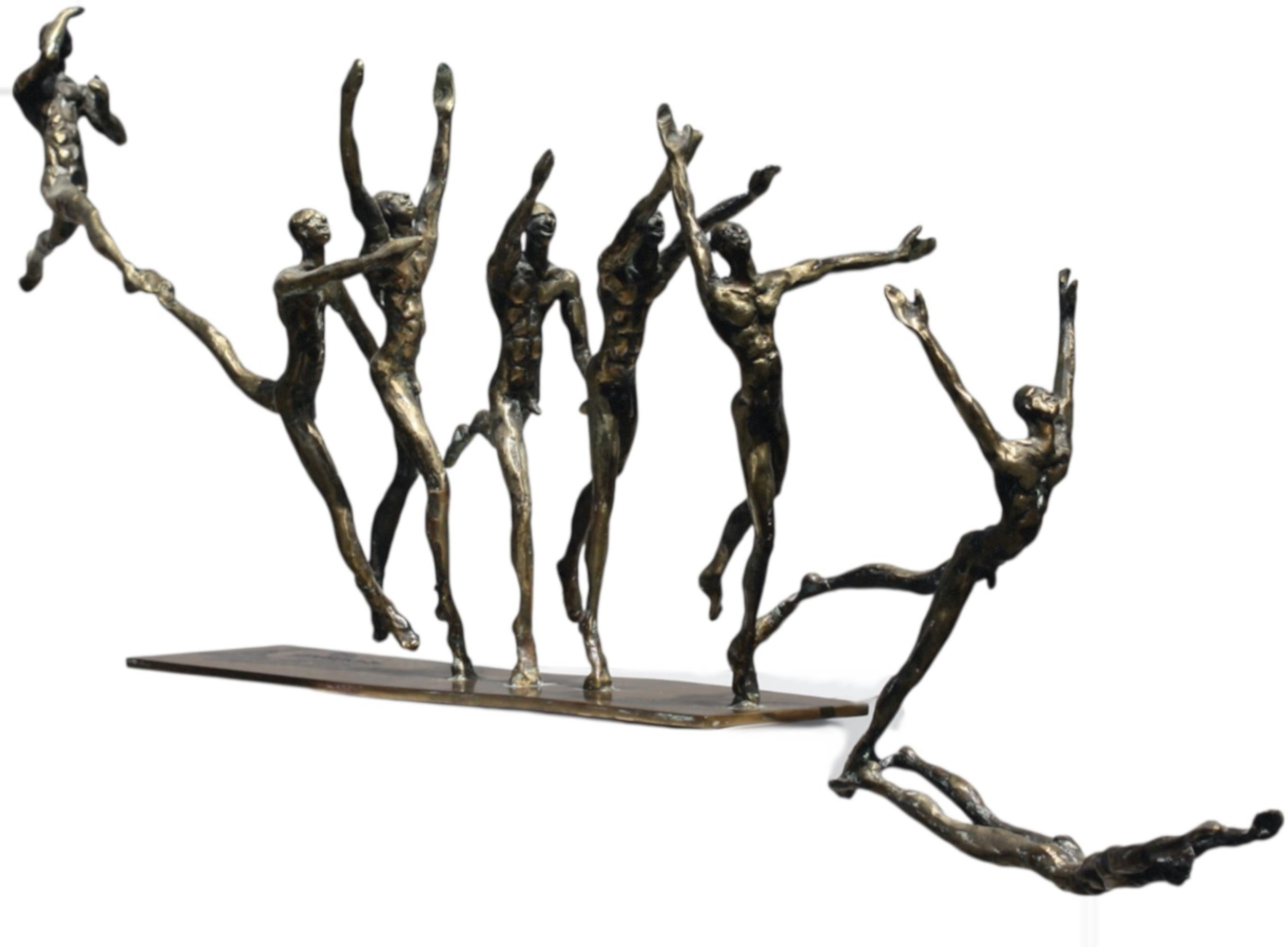 B. G. Garner, (canadese, 1934-2012) Into the Pool, 1996, bronzo patinato in vendita 1