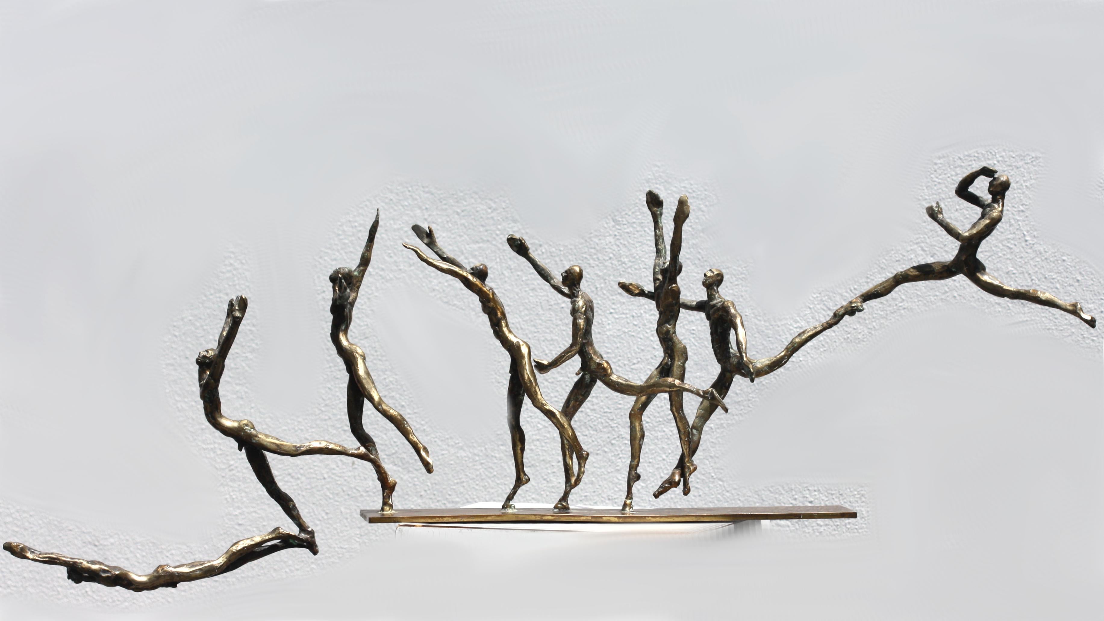 B. G. Garner, (canadese, 1934-2012) Into the Pool, 1996, bronzo patinato in vendita 4