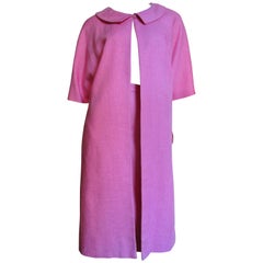 B H Wragge 1960s Linen Coat and Skirt