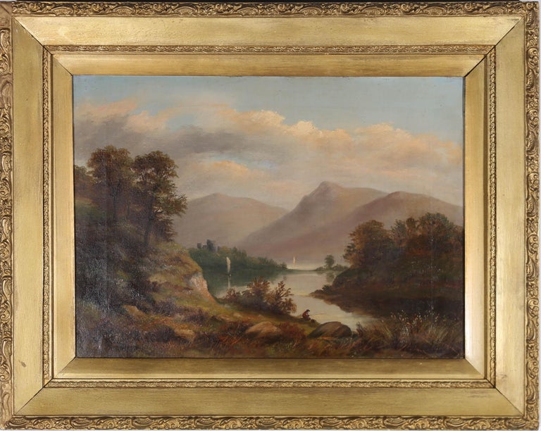 B. Heyne B. Heyne 1988 Oil, Castle in the Highlands For Sale at 1stDibs
