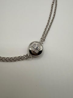 B initial bracelet 18KT gold diamond bracelet