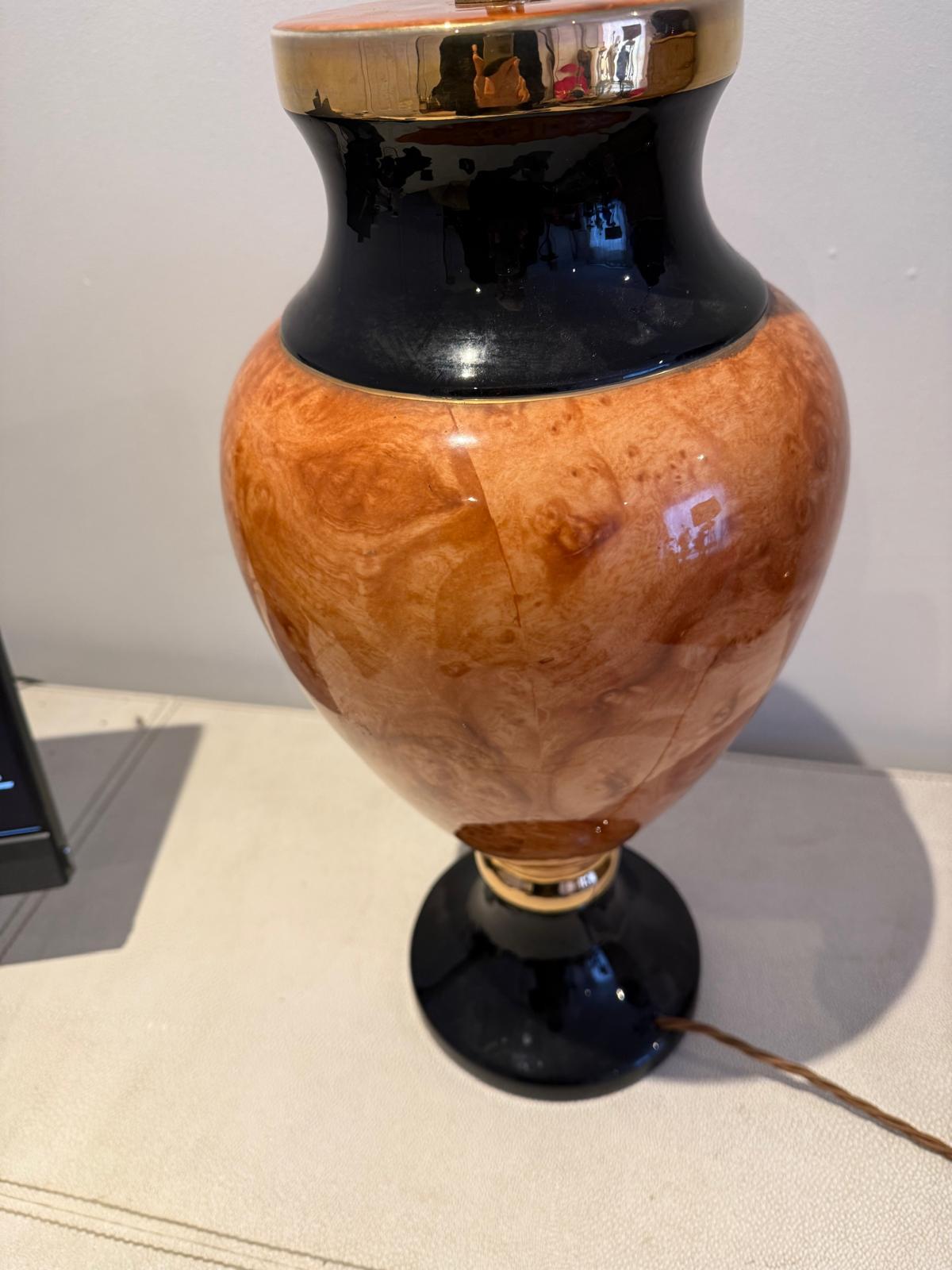 Glazed B Italia Ceramic For Tommaso Barbi, Italian 1970's For Sale