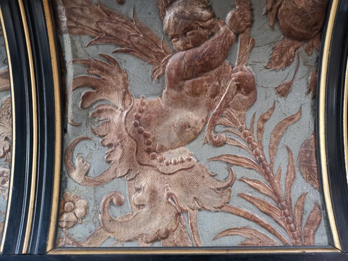 B J Talbert Aesthetic Movement Carved & Gilt Wall Shelf with Mythical Creatures. For Sale 1