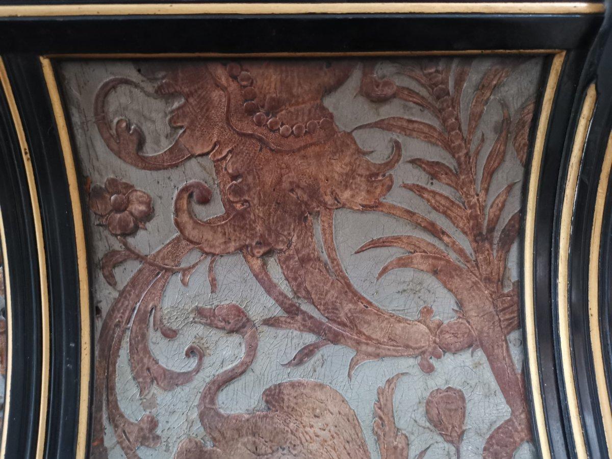 B J Talbert Aesthetic Movement Carved & Gilt Wall Shelf with Mythical Creatures. For Sale 5