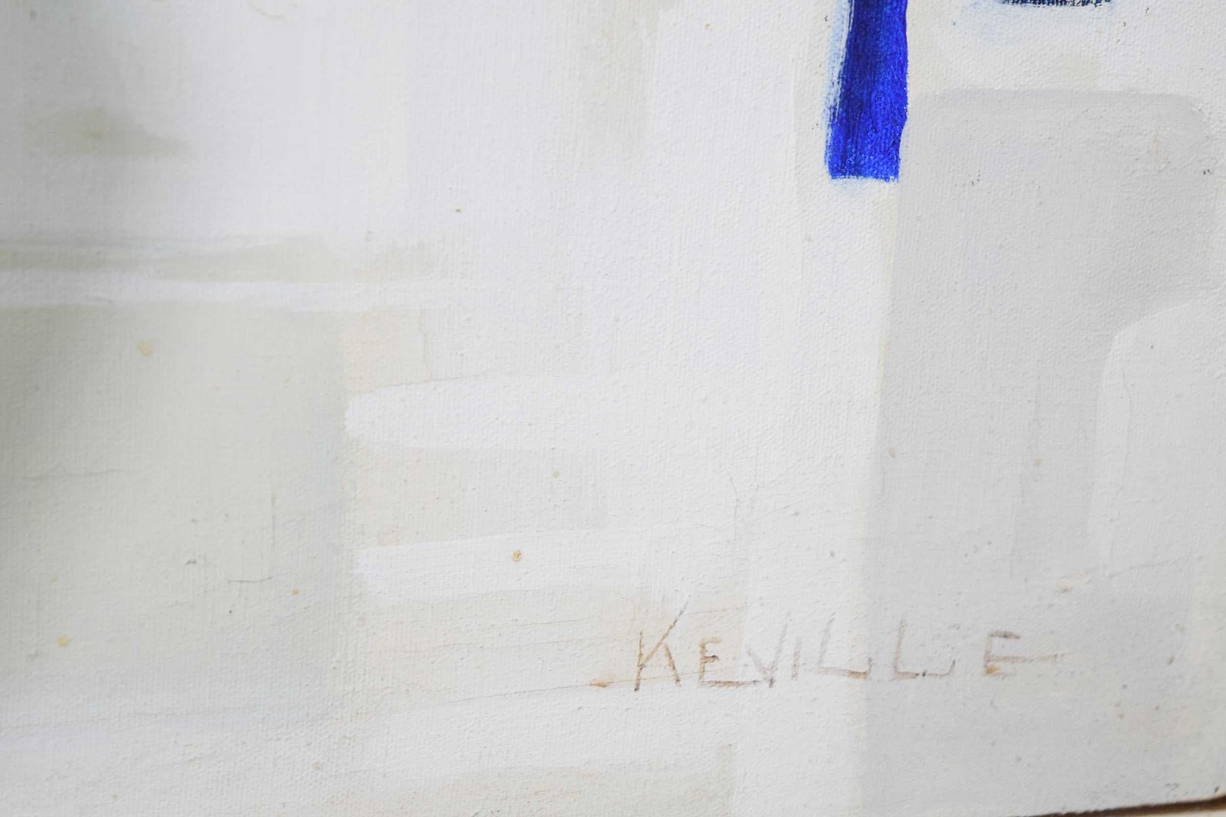 B. Keville Oil on Canvas Abstract For Sale 3