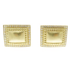 B. Kieselstein Cord Diamond 18 Karat Gold Ohrclips