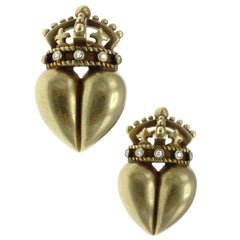 B. Kieselstien Cord Diamond 18 Karat Gold Earrings