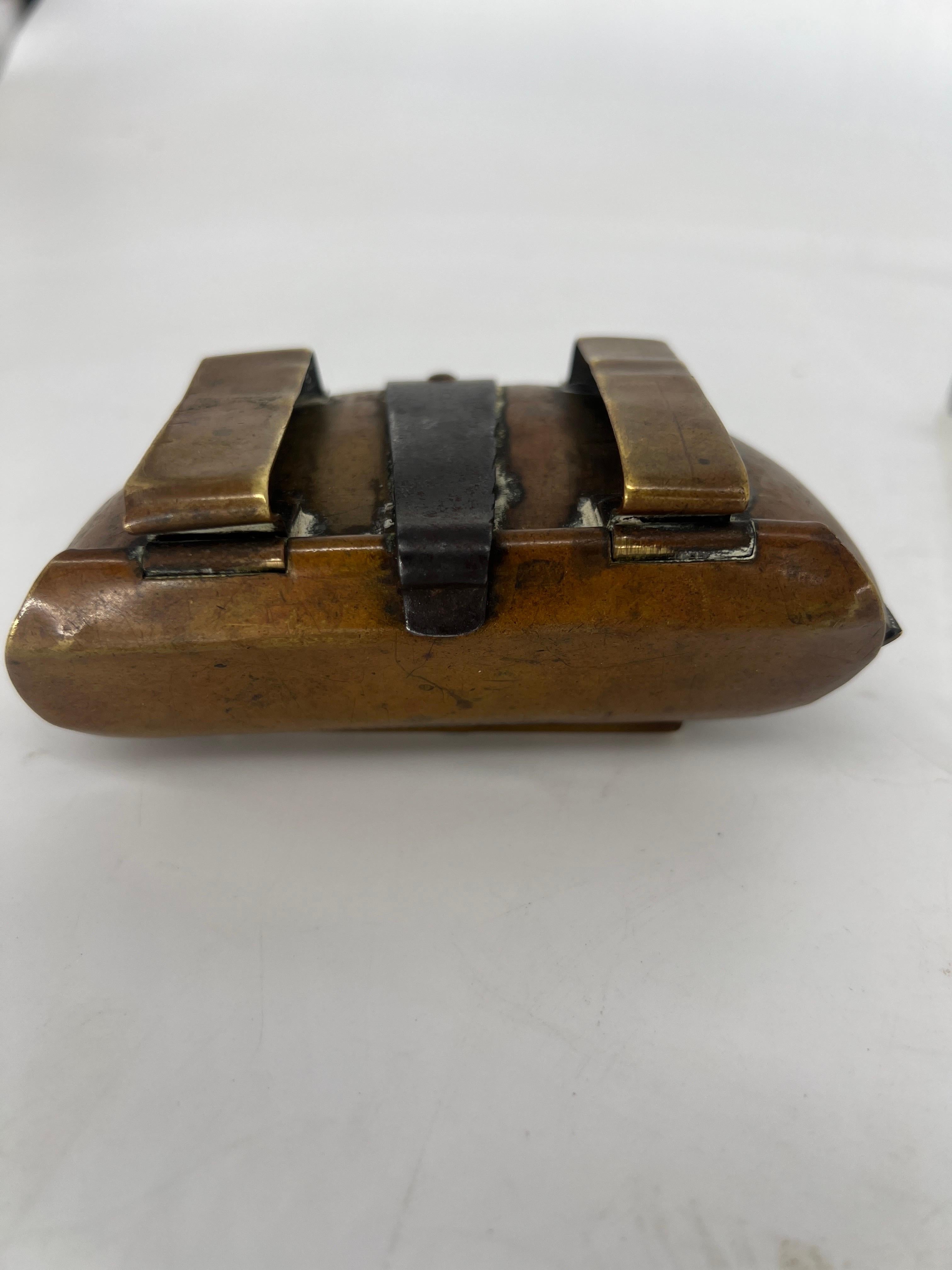 B. Kittredge & Co. Copper Civil War Cartridge Box Circa 1863 2
