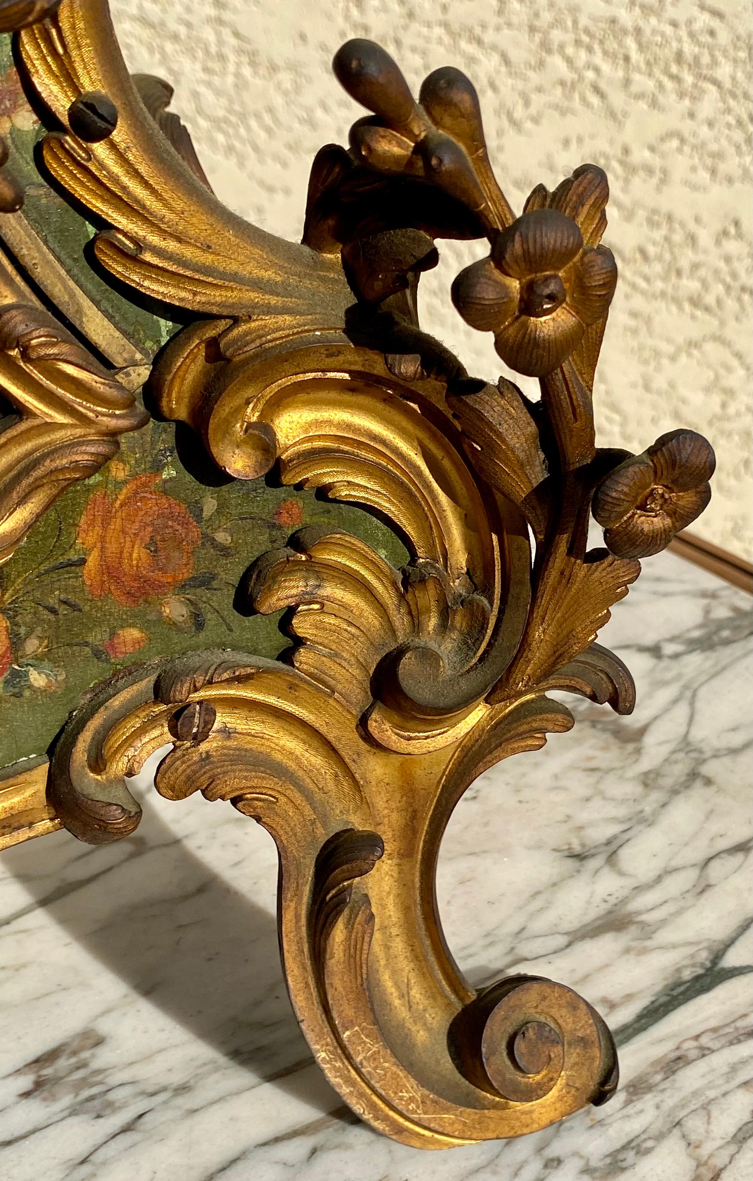 18. Jahrhundert, B. Lieutaud & P. Caffieri, Cartel Periode Louis XV mit Bronze im Angebot 1