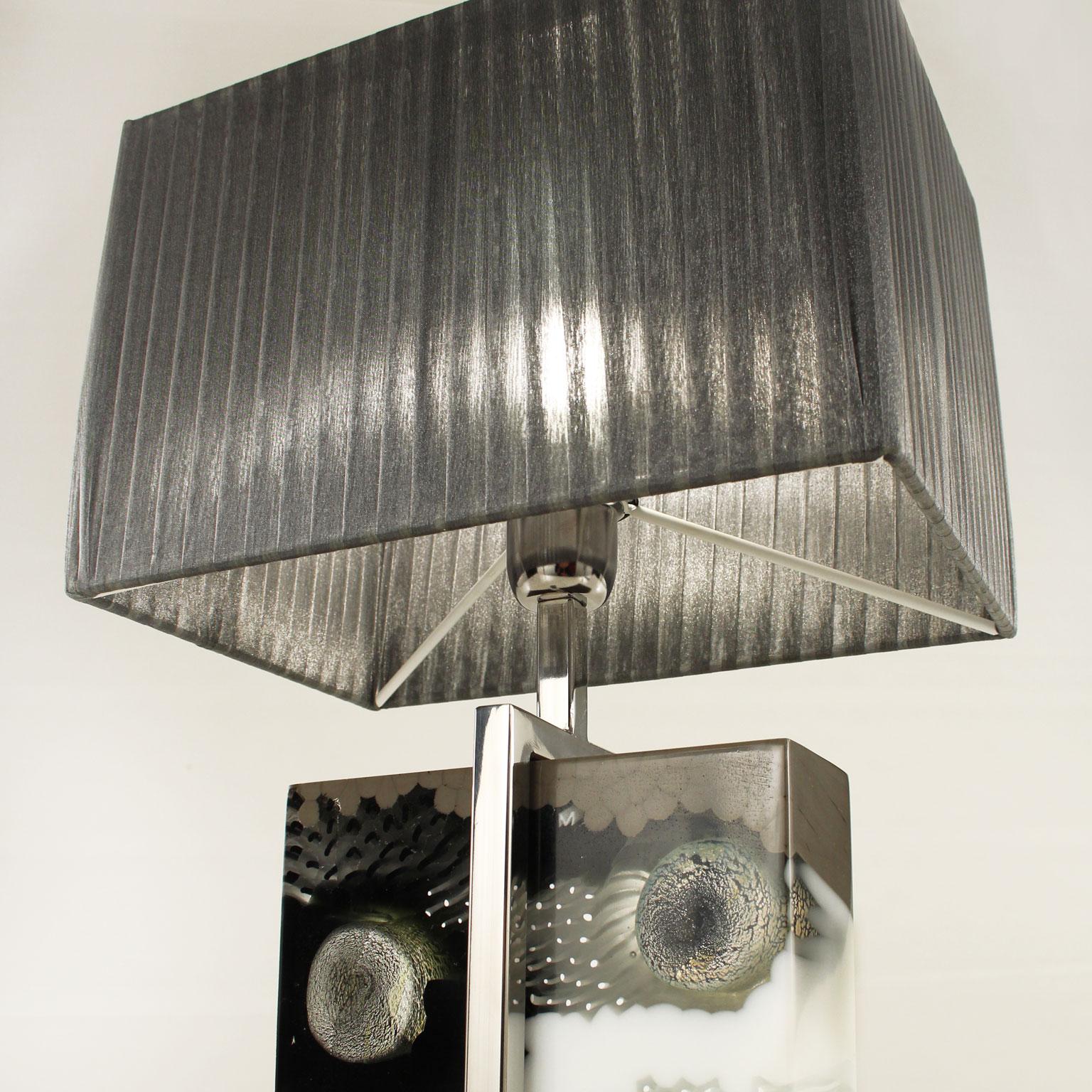 glass block lamp