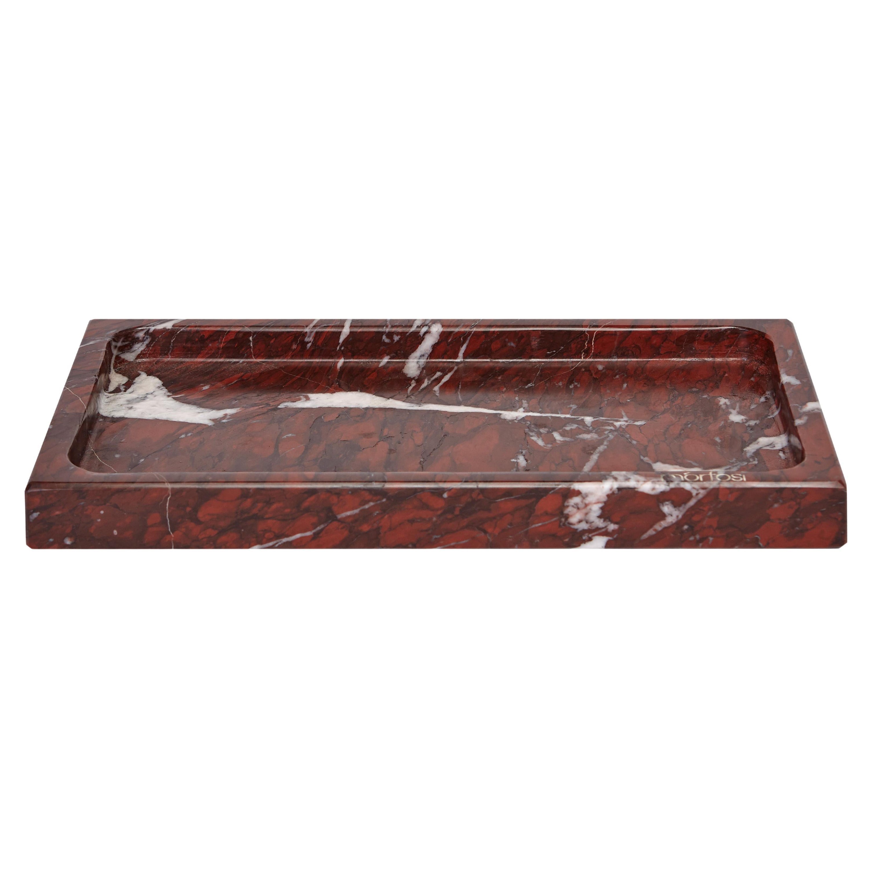 "B" Marble Tray, Morfosi For Sale