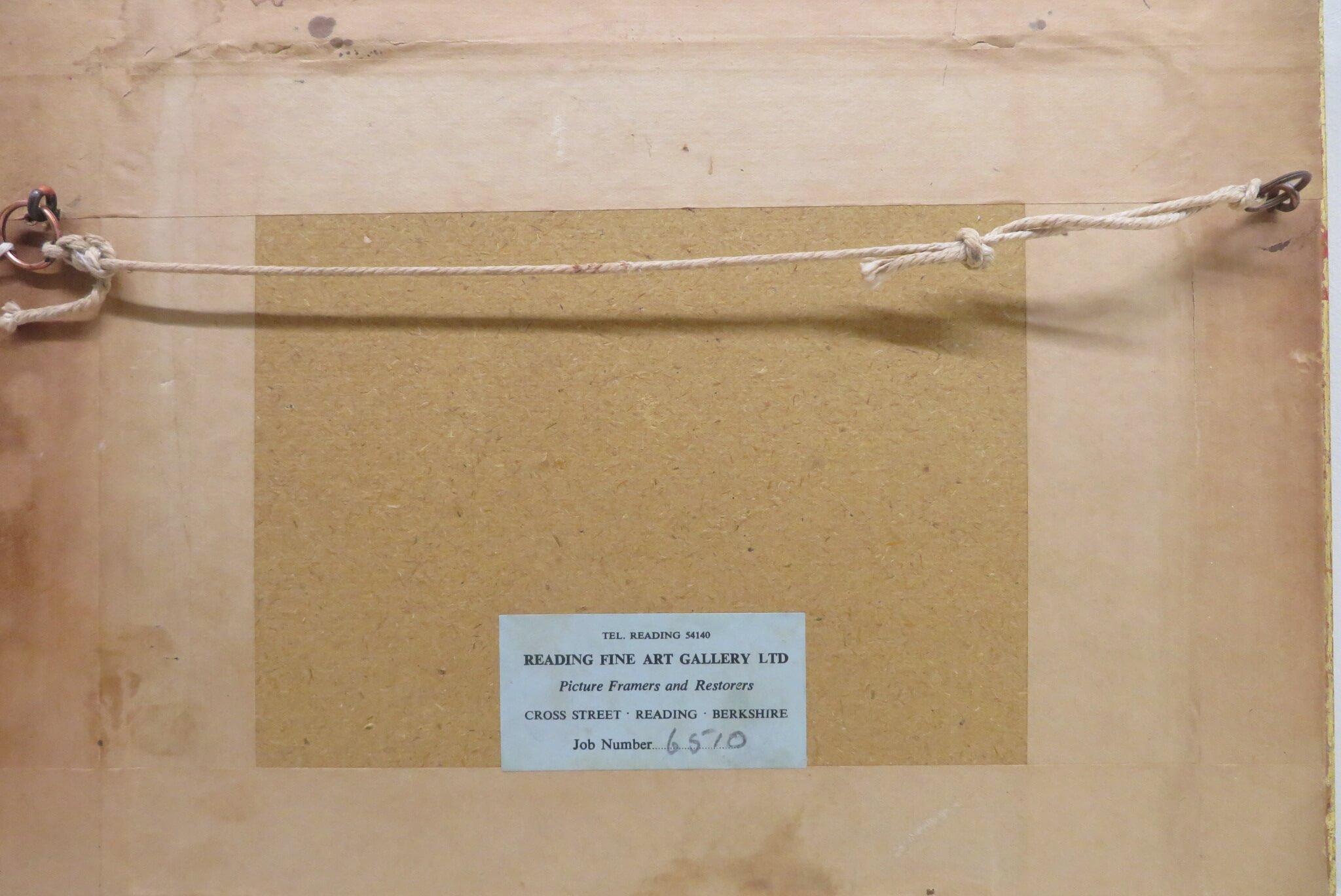 Original Mid Century Ölgemälde signiert Miller - LONDON RIVER THAMES By NIGHT im Angebot 1