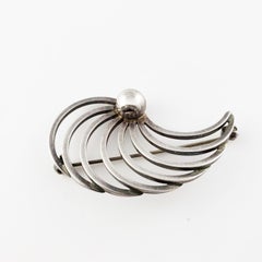 B. Munksgaard Denmark Sterling Silver Brooch/Pin