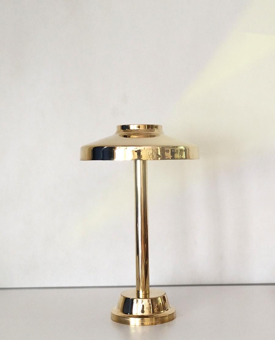 Contemporary B-old, Customizable Solid Brass Table Lamp by Candas Design For Sale