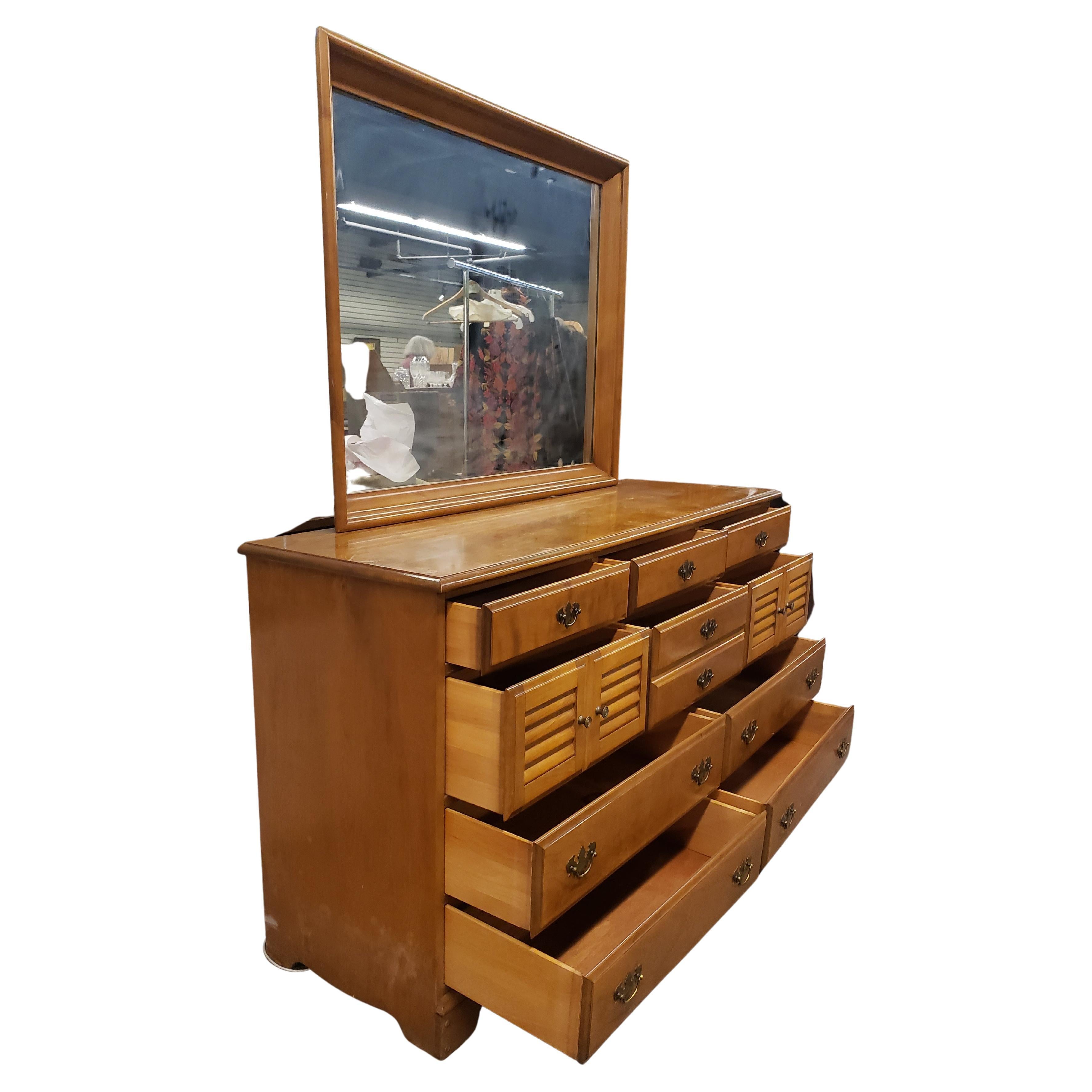vintage maple dresser