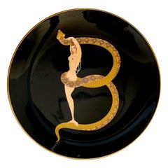 B Plate the Alphabet, Erté 'After', 1986