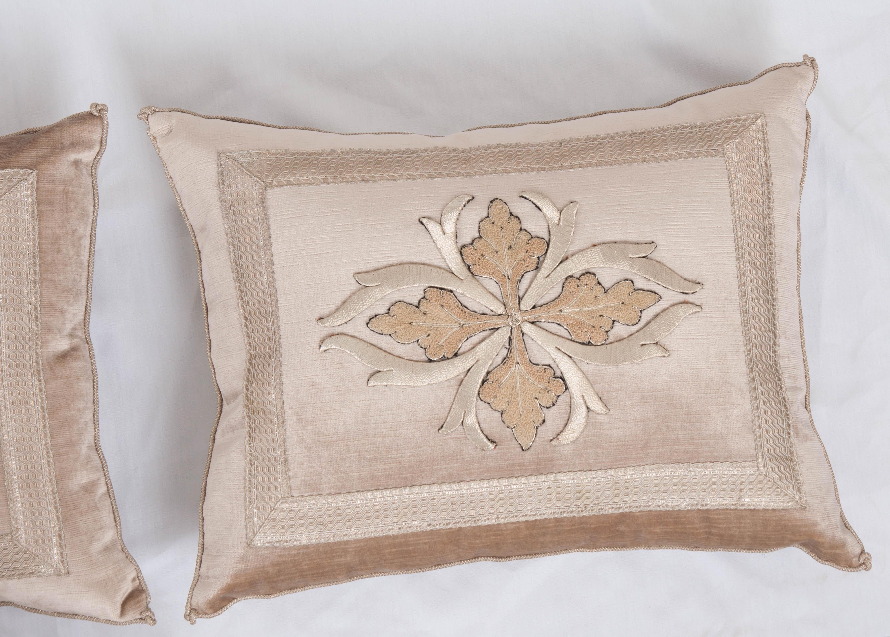 European B. Viz Design Antique Textile Pillow