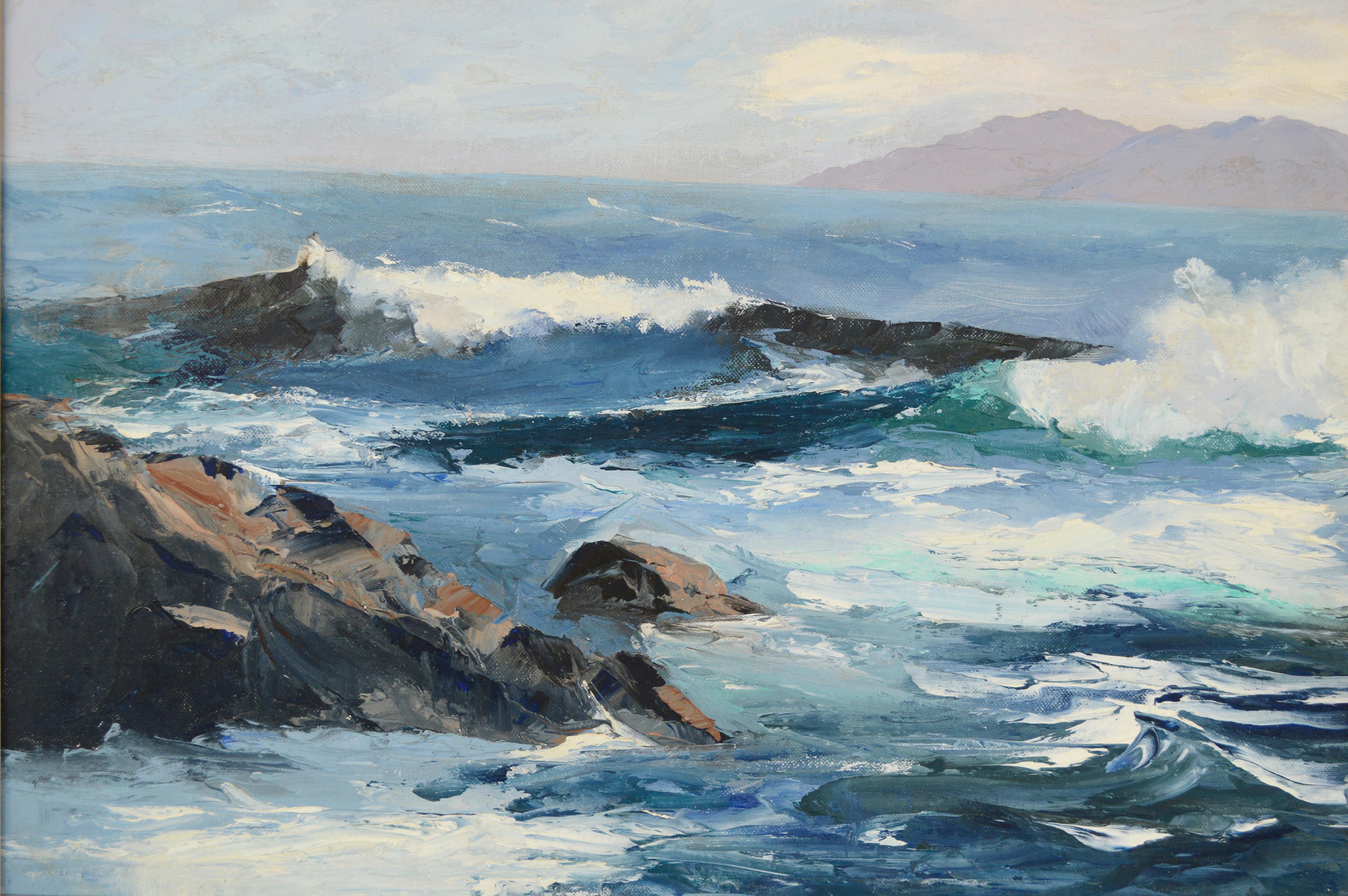 Vue de la côte de Carmel du milieu du siècle dernier par B Wegner 3