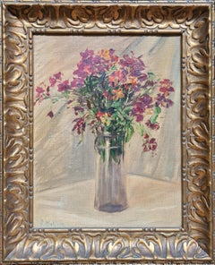 Still Life with Flowers in a Vase 1, Hommage to the Impressionists