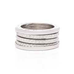 B Zero 1 Four Row Pavé Set Diamond Ring