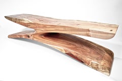 B1065 Bench in Pointed Maple & Padouk Wood by Jörg Pietschmann